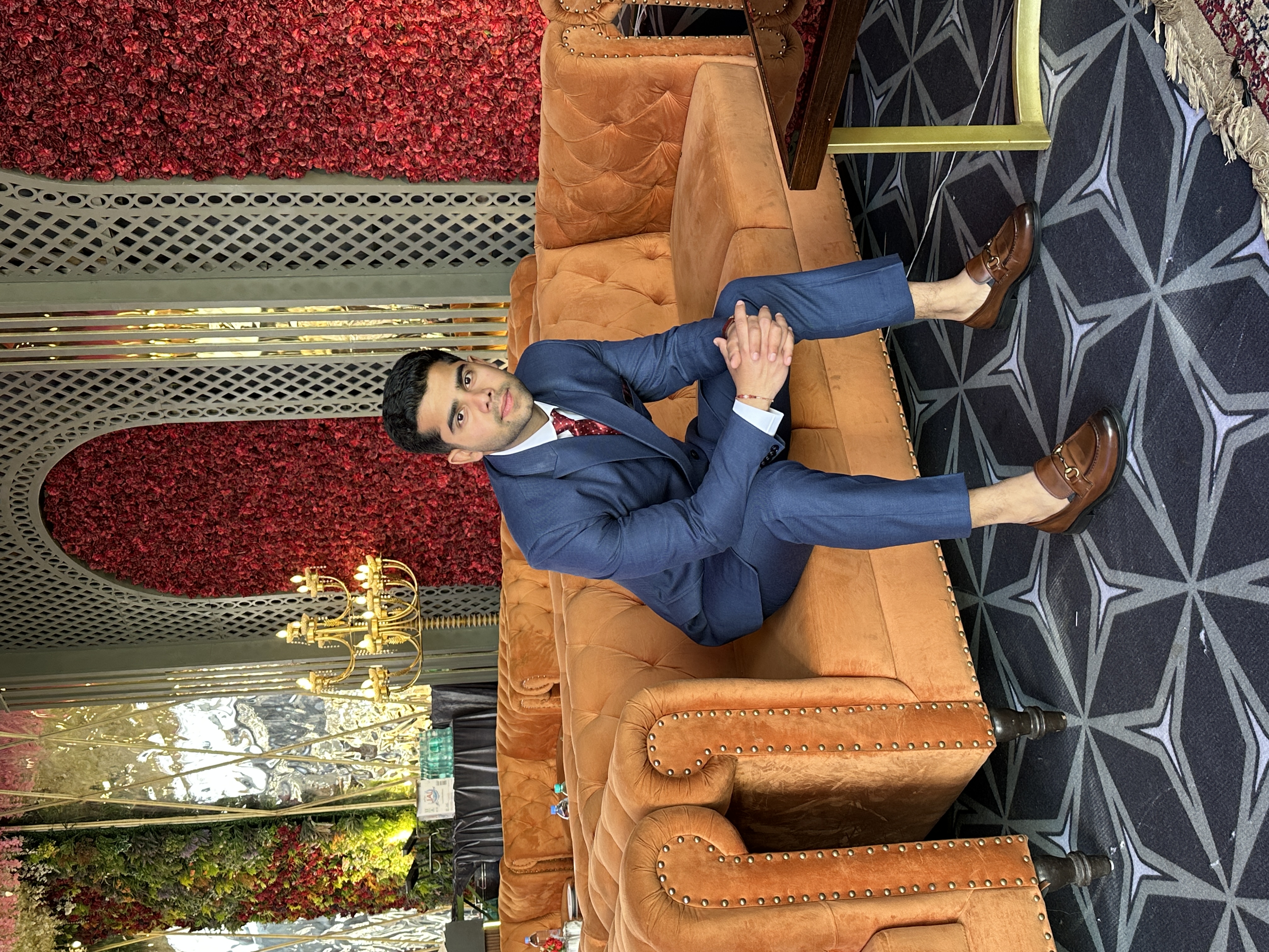 Abhi in professional setting